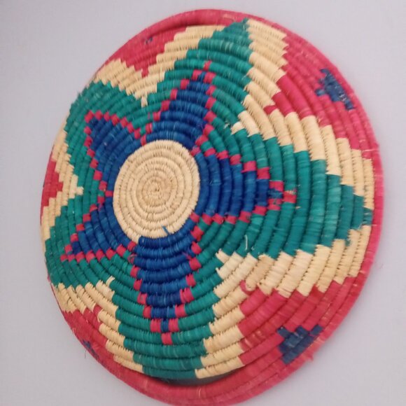 Handwoven African Basket - Picture 1 of 6